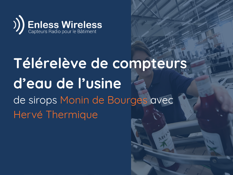 Télérelève de compteurs d’eau de l’usine