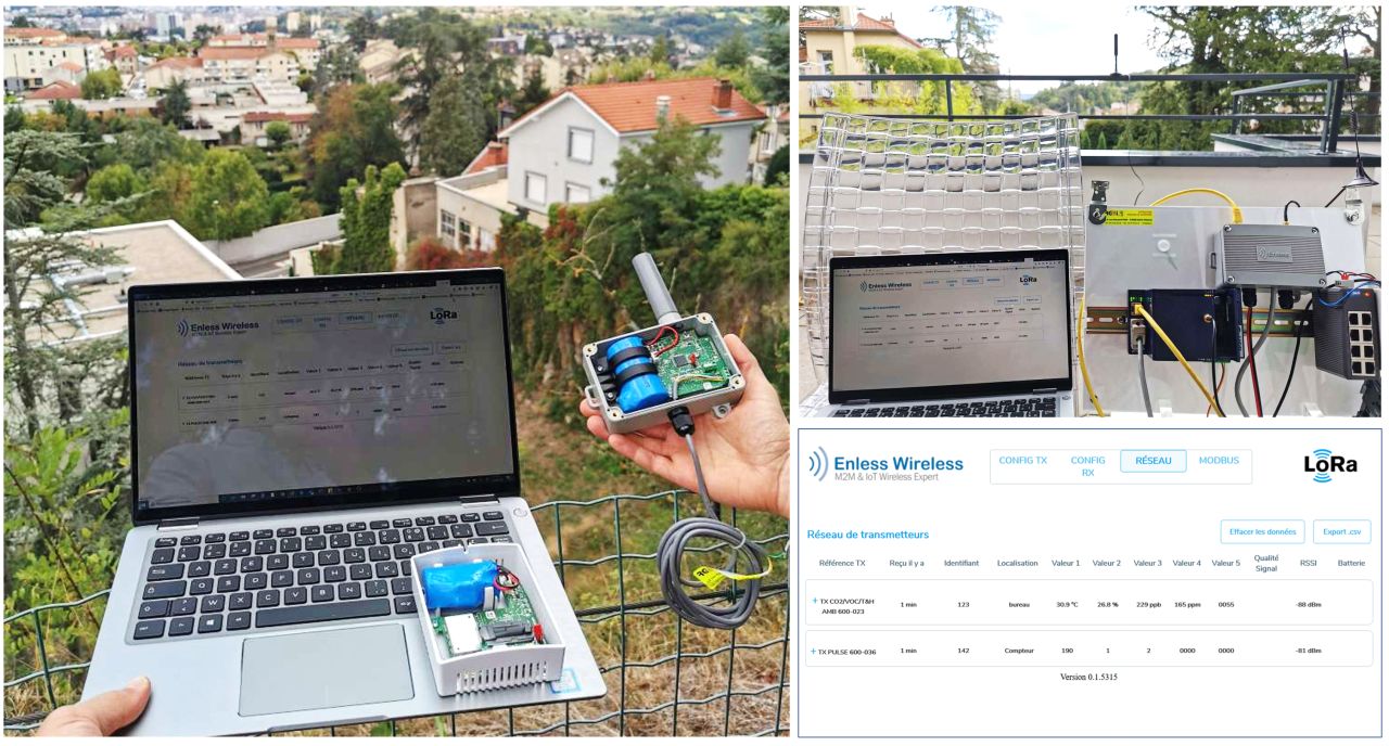 tests partenaires capteurs LoRaWAN