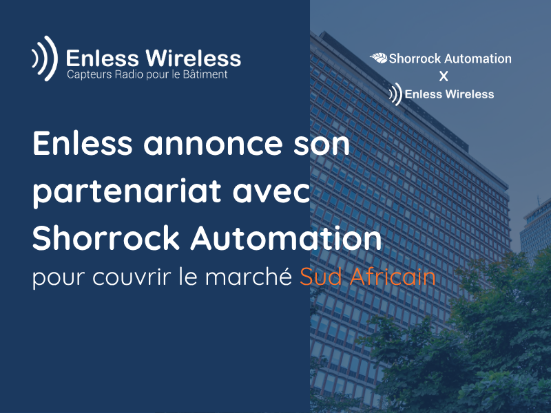 Enless annonce son partenariat avec Shorrock Automation