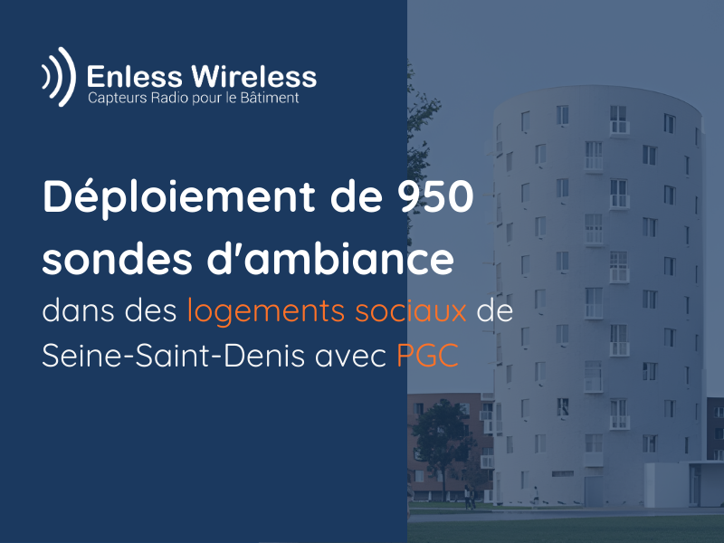 Déploiement de 950 sondes d'ambiance